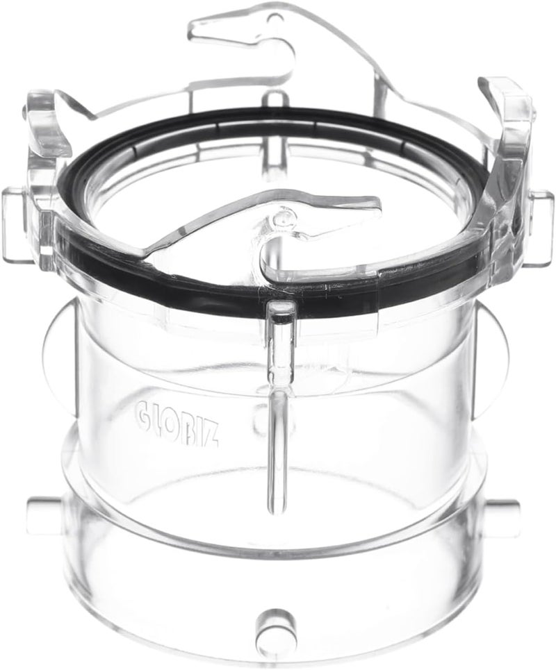 GLOBIZ 3.5" RV Clear Sewer Hose Adapter Sewer Hose Extender Compatible with Most Brands of Bayonet/Lug Adapter Polycarbonate Made UV-Resistant(1Pack) Clear(8044) - Image 1